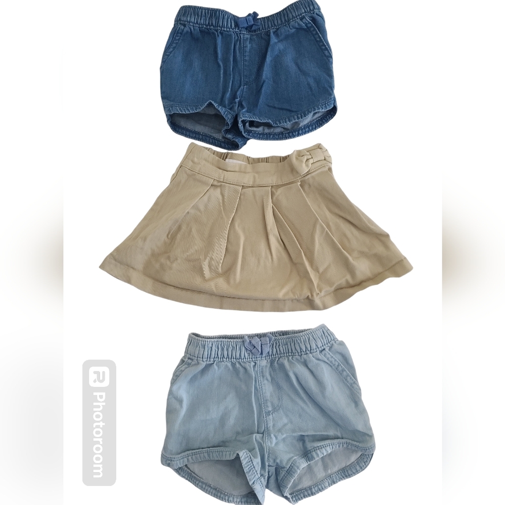 The Children's Place shorts Denim Khaki Toddler Girls Size 2T